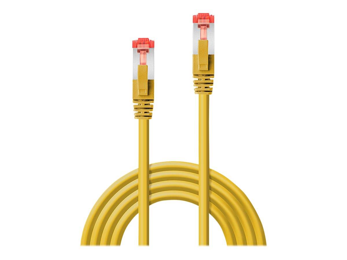 LINDY 47764 RJ45 Patchkabel CAT 6 S/FTP 2.00m Gelb mit Rastnasenschutz 1St.