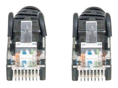 Intellinet 342070 RJ45 Netzwerkkabel, Patchkabel CAT 6 U/UTP 3.00 m Schwarz 1 St.
