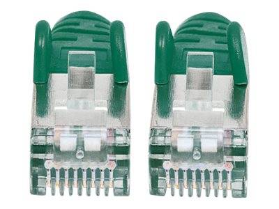 Intellinet 735322 RJ45 Netzwerkkabel, Patchkabel CAT 6 S/FTP 1.00 m Grün vergoldete Steckkontakte 1 St.