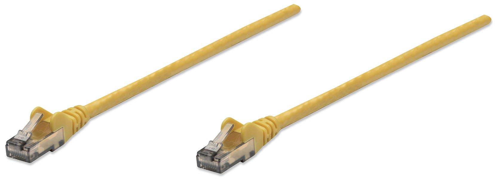 Intellinet 343787 RJ45 Netzwerkkabel, Patchkabel CAT 6 U/UTP 10.00 m Gelb 1 St.