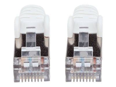 Intellinet Network Patch Cable, Cat6, 2m, White, Copper, S/FTP, LSOH / LSZH, PVC, RJ45, Gold Plated Contacts, Snagless,
