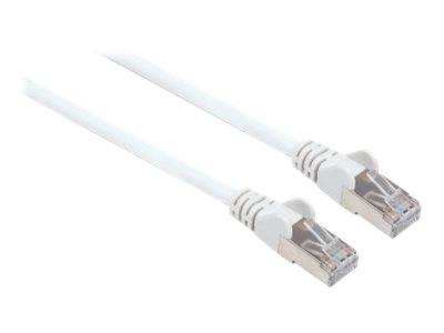 Intellinet Network Patch Cable, Cat6, 2m, White, Copper, S/FTP, LSOH / LSZH, PVC, RJ45, Gold Plated Contacts, Snagless,