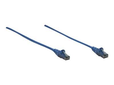 Intellinet 342575 RJ45 Netzwerkkabel, Patchkabel CAT 6 U/UTP 1.00 m Blau 1 St.
