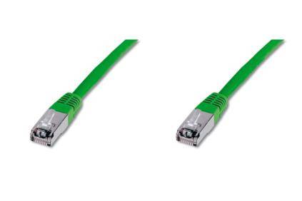 Digitus DK-1531-020/G RJ45 Netzwerkkabel, Patchkabel CAT 5e SF/UTP 2.00 m Grün verdrillte Paare 1 St.