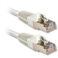 LINDY 47193 RJ45 Netzwerkkabel, Patchkabel CAT 6a S/FTP 1.50 m Weiß mit Rastnasenschutz 1 St.