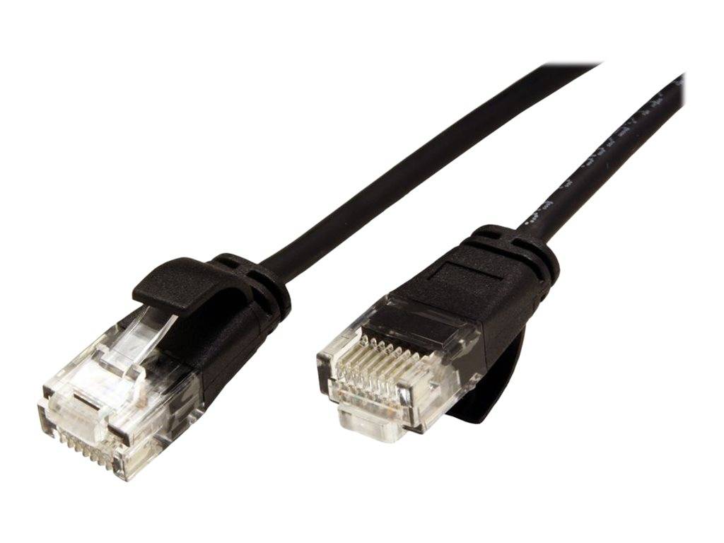 ROLINE UTP DataCenter Patchkabel Kat.6A (Class EA), LSOH, slim, schwarz, 2 m