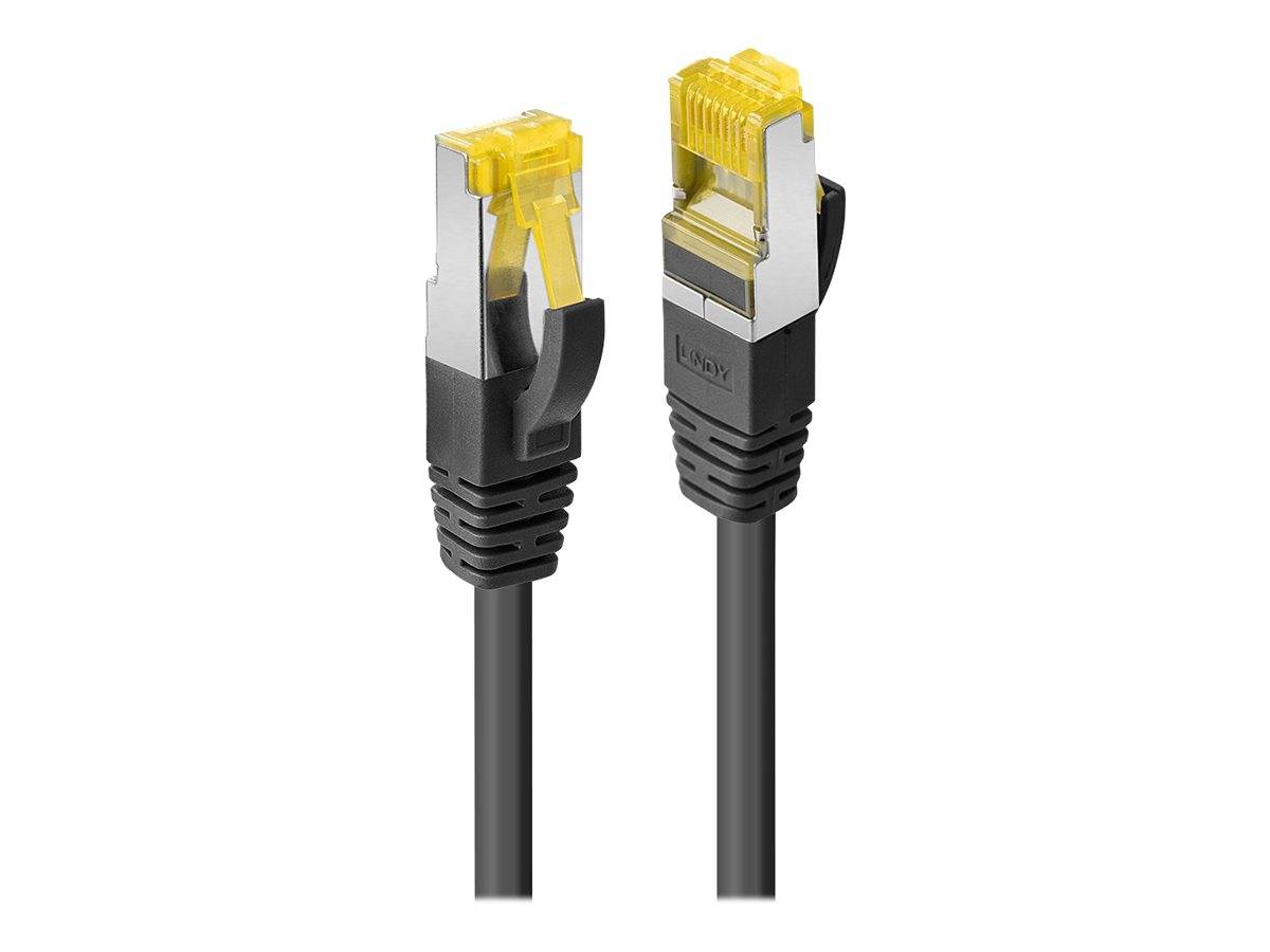 LINDY 47309 RJ45 Netzwerkkabel, Patchkabel CAT 6 S/FTP 2.00 m Schwarz 1 St.