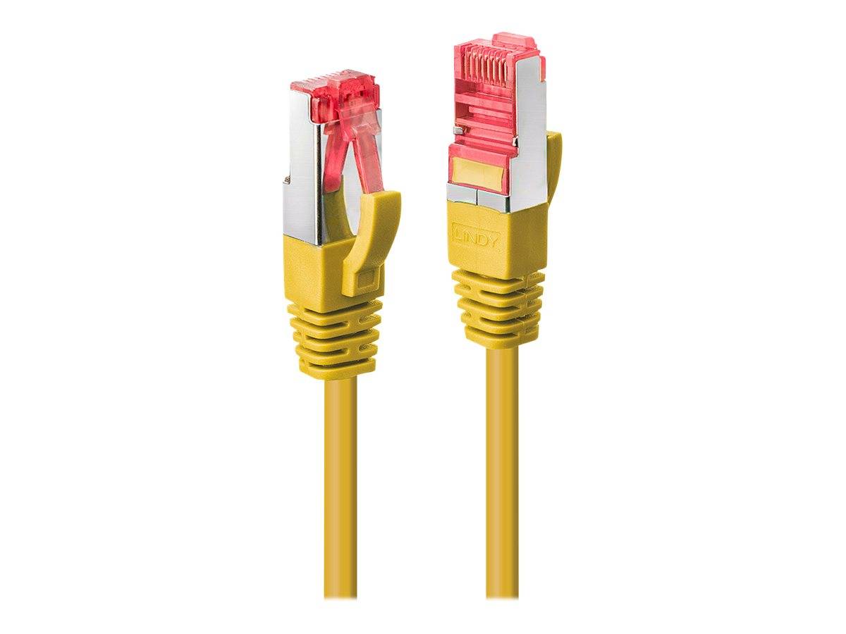 LINDY 47765 RJ45 Netzwerkkabel, Patchkabel CAT 6 S/FTP 3.00 m Gelb 1 St.