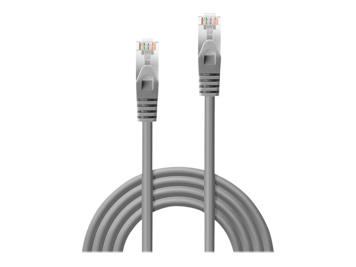 LINDY 47248 RJ45 Netzwerkkabel, Patchkabel CAT 6 U/UTP 10.00 m Grau 1 St.