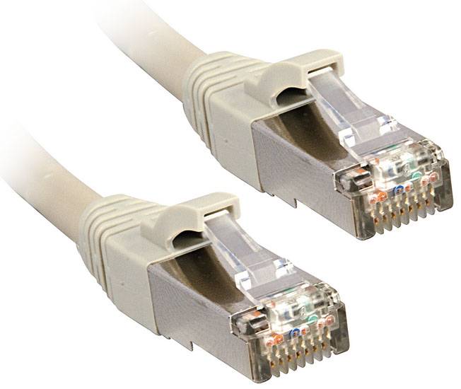 LINDY 47248 RJ45 Netzwerkkabel, Patchkabel CAT 6 U/UTP 10.00 m Grau 1 St.