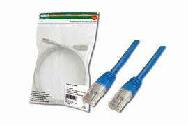 Digitus DK-1511-050/B RJ45 Netzwerkkabel, Patchkabel CAT 5e U/UTP 5.00 m Blau 1 St.