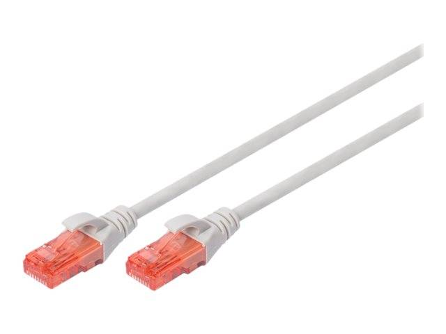 Digitus DK-1617-025 RJ45 Netzwerkkabel, Patchkabel CAT 6 U/UTP 2.50 m Grau 1 St.