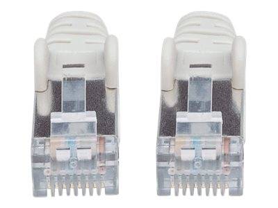 Intellinet 733229 RJ45 Netzwerkkabel, Patchkabel CAT 6 S/FTP 1.00 m Grau vergoldete Steckkontakte 1 St.