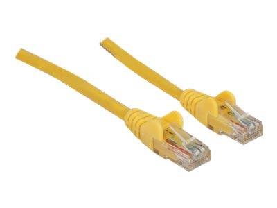 Intellinet 343725 RJ45 Netzwerkkabel, Patchkabel CAT 6 U/UTP 5.00 m Gelb 1 St.