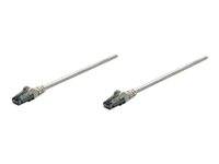 Intellinet 336734 RJ45 Netzwerkkabel, Patchkabel CAT 6 U/UTP 10.00 m Grau 1 St.