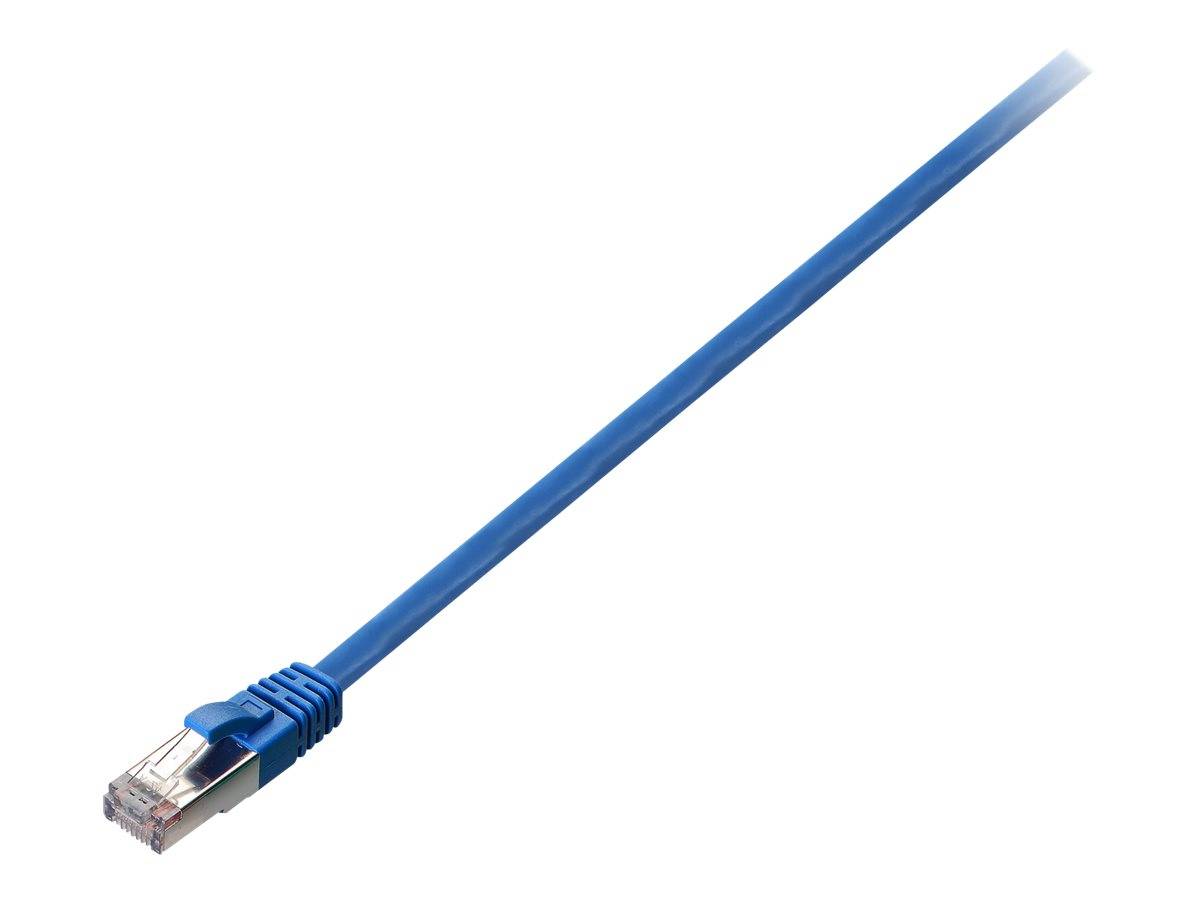V7 Netzwerkkabel - RJ-45 (M) bis RJ-45 (M) - 2 m - STP - CAT 6 - Blau