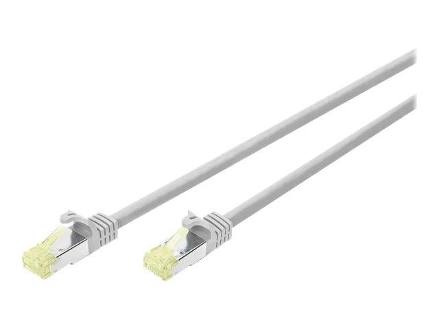 Digitus DK-1644-A-020CL RJ45 Netzwerkkabel, Patchkabel CAT 6a S/FTP 2.00 m Grau doppelt geschirmt, Flexibel, Geschirmt 1 St.