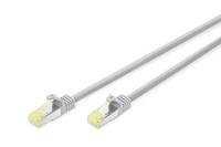 Digitus DK-1644-A-020CL RJ45 Netzwerkkabel, Patchkabel CAT 6a S/FTP 2.00 m Grau doppelt geschirmt, Flexibel, Geschirmt 1 St.