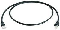 Telegärtner 100007969 RJ45 Netzwerkkabel, Patchkabel CAT 6a S/FTP 0.50 m Schwarz Flammwidrig, Halogenfrei, UL-zertifiziert 1 St.
