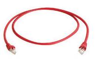 Telegärtner L00006A0043 RJ45 Netzwerkkabel, Patchkabel CAT 6a S/FTP 25.00 m Rot Flammwidrig, Halogenfrei, UL-zertifiziert 1 St.