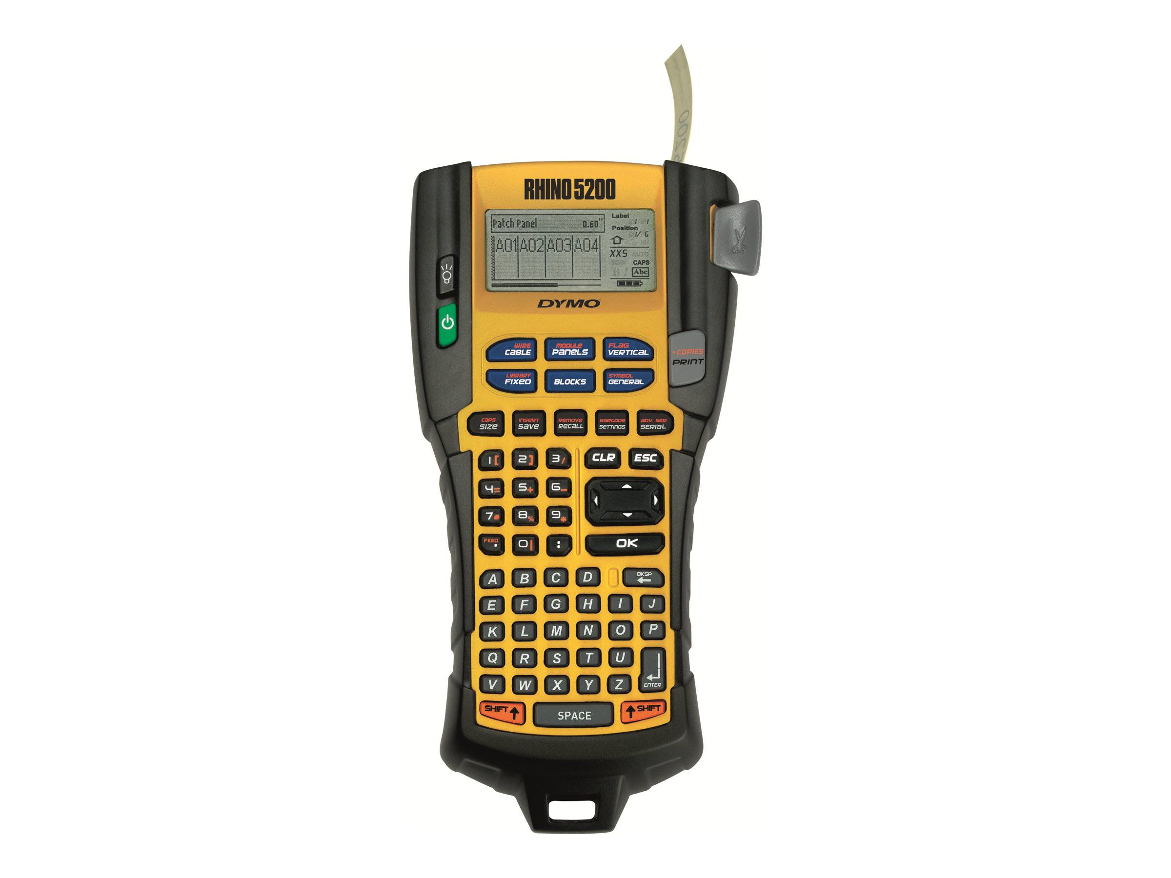 DYMO RHINO 5200 Industrielles Beschriftungsgerät | ABC-Tastatur