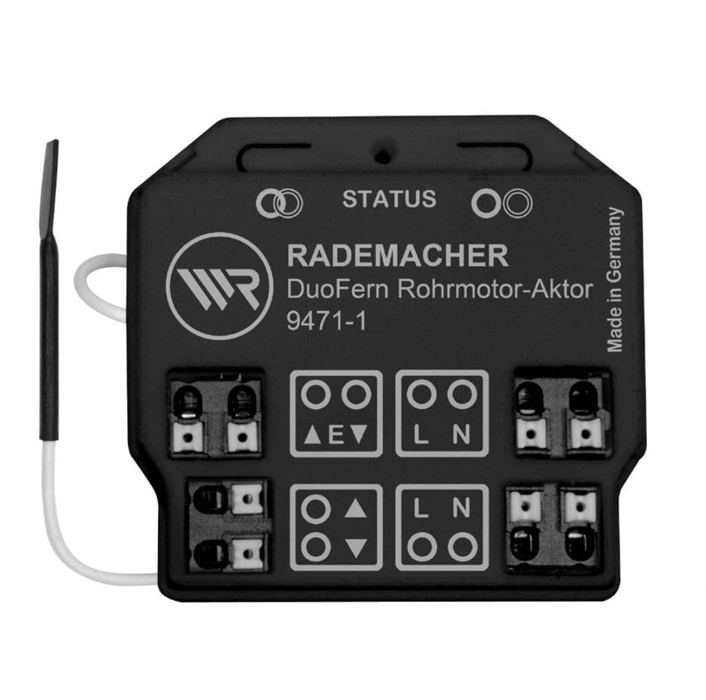 35140662 DuoFern 9471-1 Rademacher DuoFern 1-Kanal Funk Rollladenaktor Unterputz