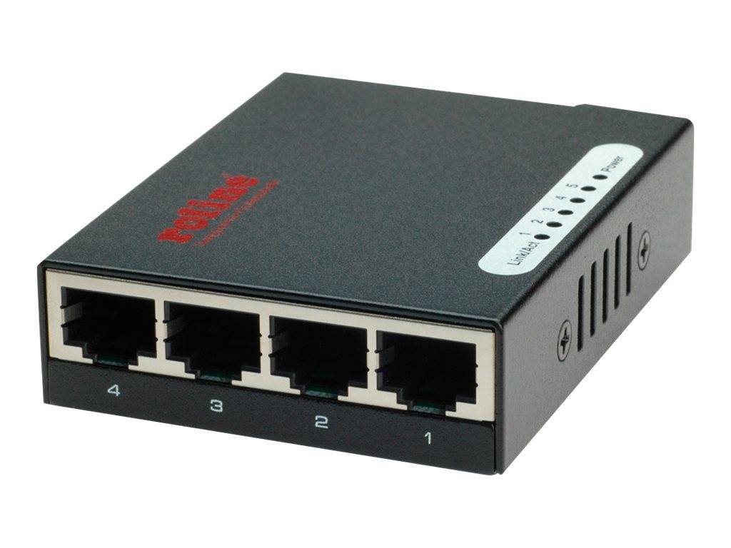 ROLINE Fast Ethernet Switch, Pocket, 5 Ports