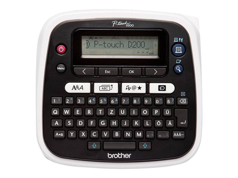 Brother P-touch D200BW Desktop Beschriftungsgerät