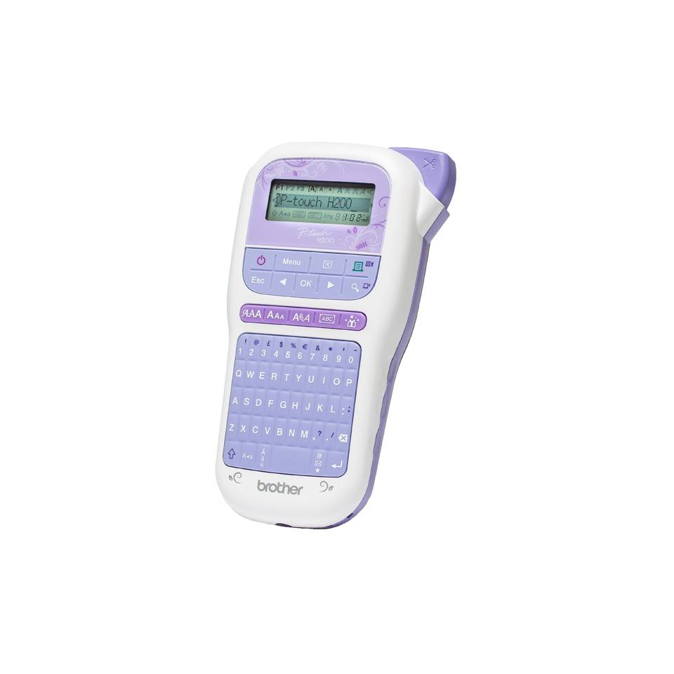 Brother P-touch H200 Beschriftungsgerät Geeignet für Schriftband: TZe 3.5 mm, 6 mm, 9 mm, 12 mm