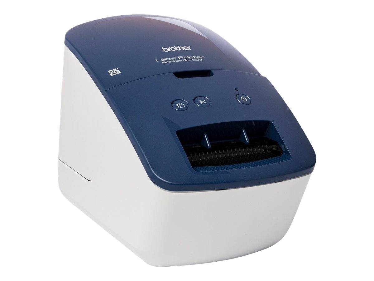 Brother QL-600B Etiketten-Drucker Thermodirekt 300 x 600 dpi Etikettenbreite (max.): 62 mm USB