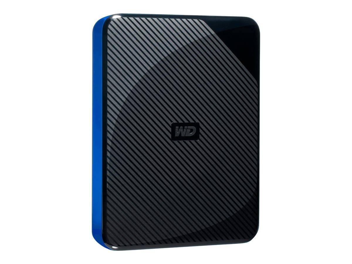 WD Gaming Drive Works With Playstation 4 4 TB Externe Festplatte 6.35 cm (2.5 Zoll) USB 3.2 Gen 1 (USB 3.0) Schwarz, Blau WDBM1M0040BBK-WESN