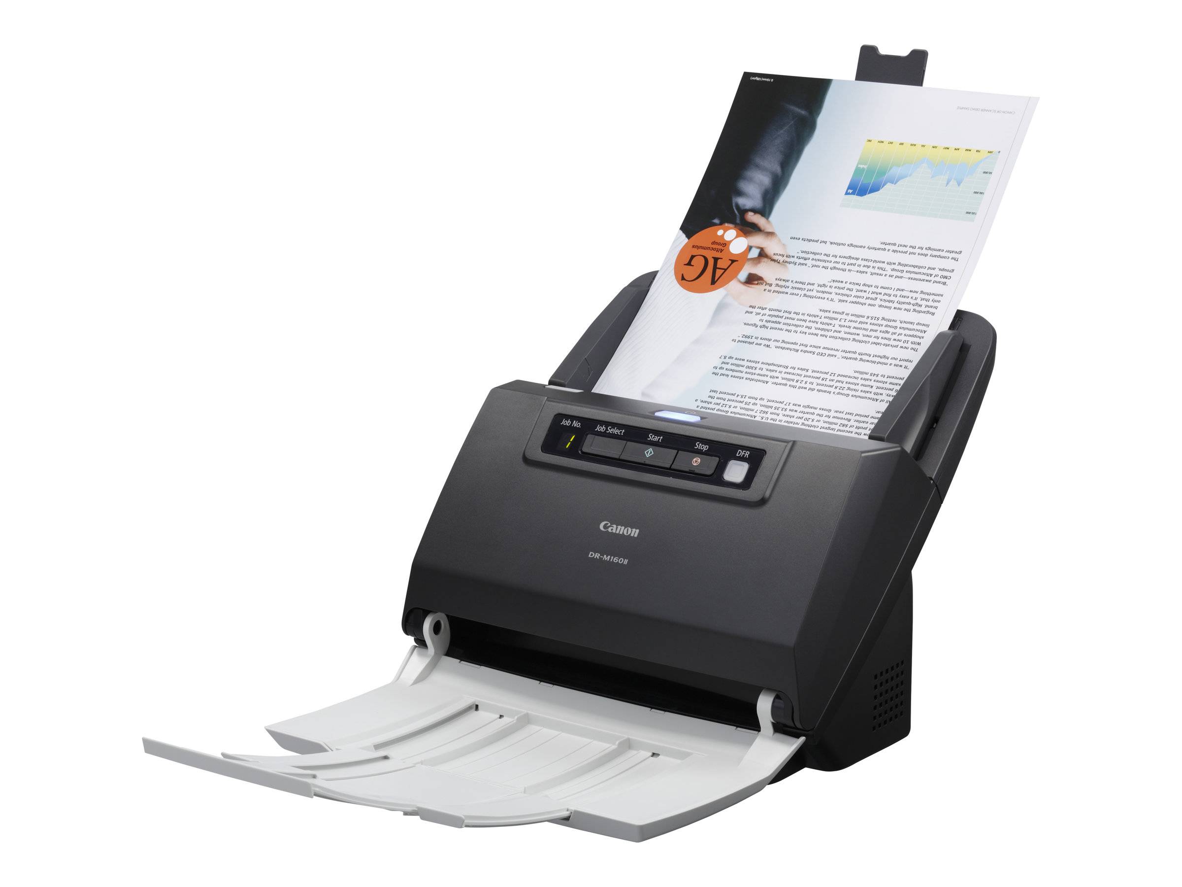 Canon imageFORMULA DR-M160II - Dokumentenscanner - CMOS / CIS - Duplex - 216 x 3000 mm - 600 dpi - bis zu 60 Seiten/Min.