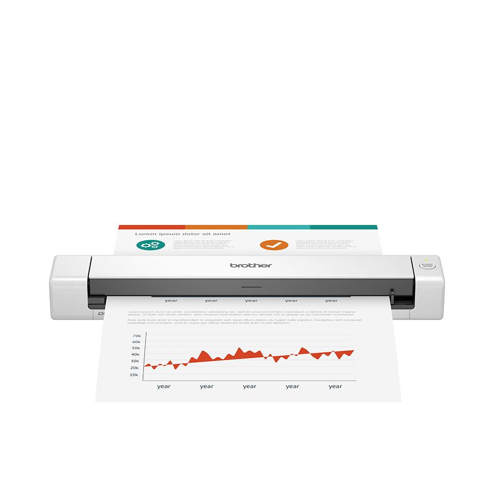 Brother DS-640 Mobile Dokumentenscanner A4 1200 x 1200 15 Seiten/min USB 3.2 Gen 1 (USB 3.0)