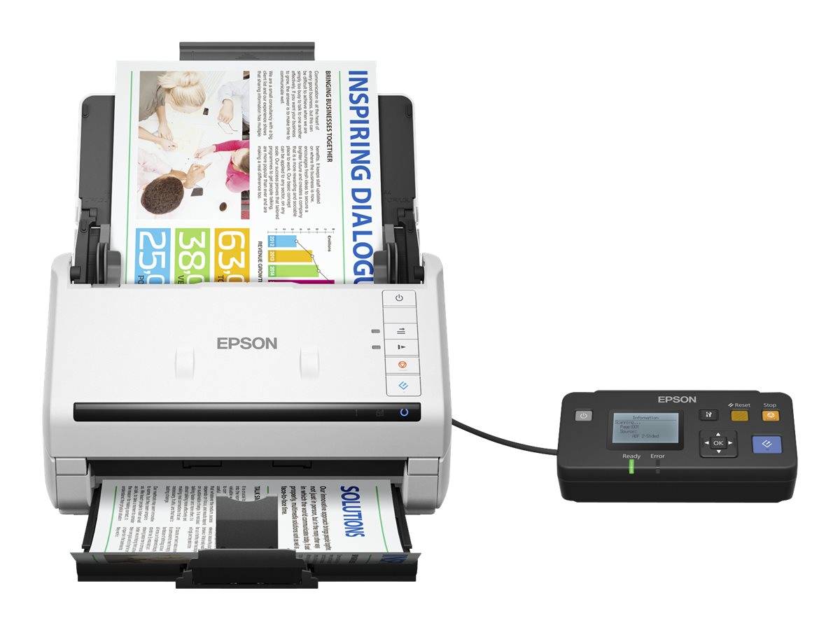Epson WorkForce DS-770II - Dokumentenscanner - Duplex - 215.9 x 6096 mm - 600 dpi x 600 dpi - bis zu 45 Seiten/Min. (ein