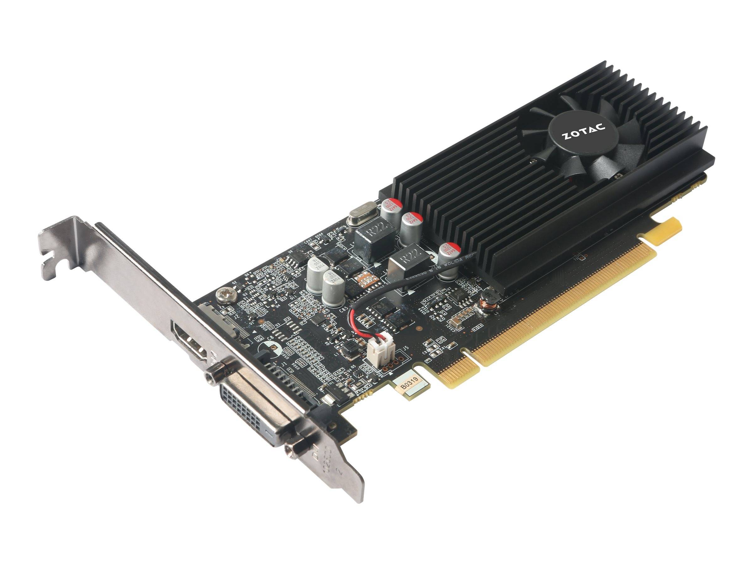 Zotac Grafikkarte Nvidia GeForce GT1030 2 GB GDDR5-RAM PCIe HDMI®, DVI Low Profile