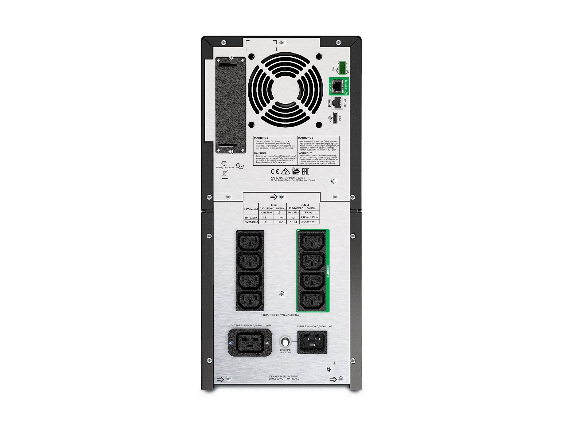 APC by Schneider Electric Smart UPS SMT3000IC USV 3000 VA
