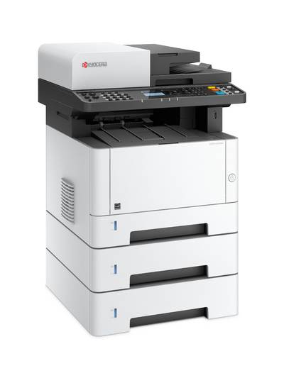 Kyocera ECOSYS M2040dn Multifunktionsdrucker Laser Schwarz-Weiß A4 Drucker, Scanner, Kopierer LAN, Duplex, Duplex-ADF
