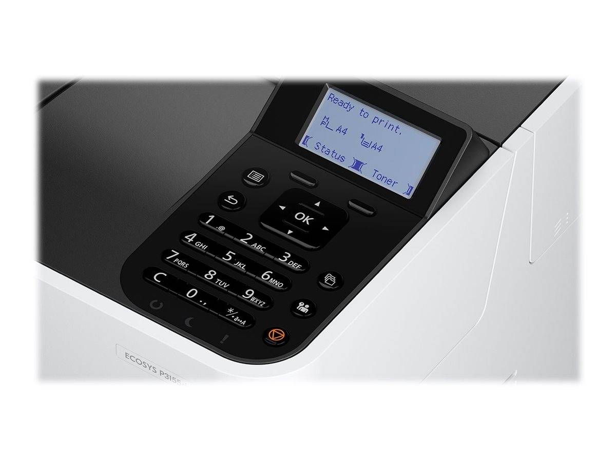 Kyocera ECOSYS P3155dn Drucker Laser Schwarz-Weiß A4 55 S./min 1200 x 1200 dpi LAN, Duplex