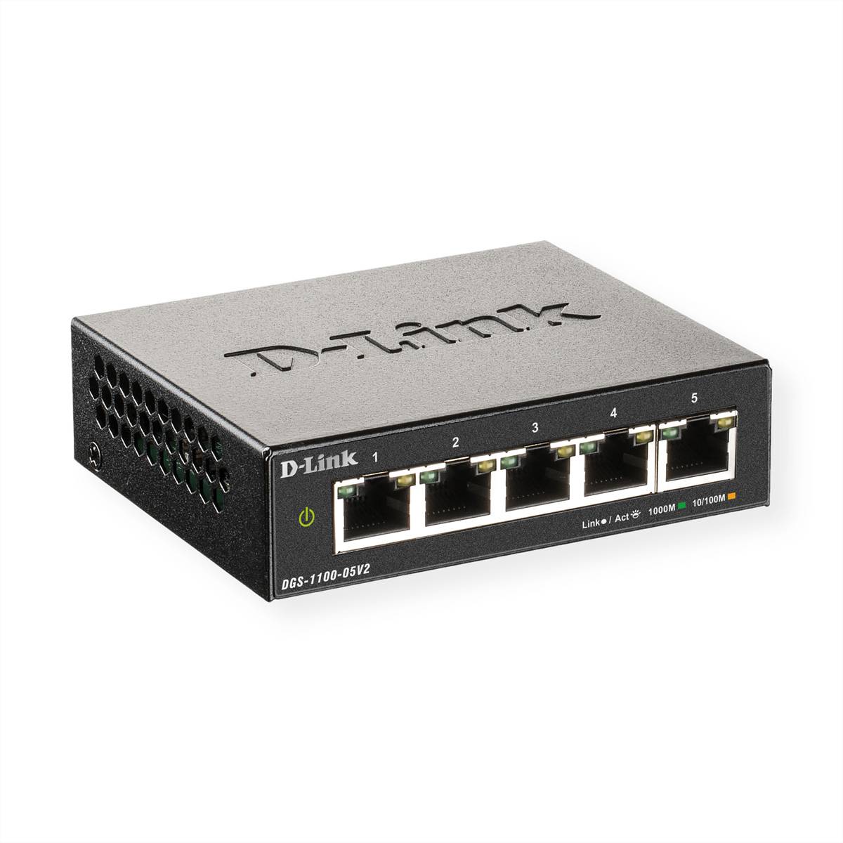 D-Link DGS-1100-05V2/E DGS-1100-05V2 Netzwerk Switch 5 Port 1 GBit/s