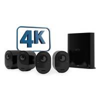 ARLO Ultra 2 Spotlight 4cam Kit black VMS5440B-200EUS WLAN IP-Überwachungs-Set mit 4 Kameras 3840 x 2160 Pixel