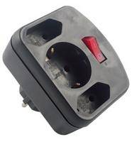 REV 00135171 Steckdosen-Verteiler Schwarz