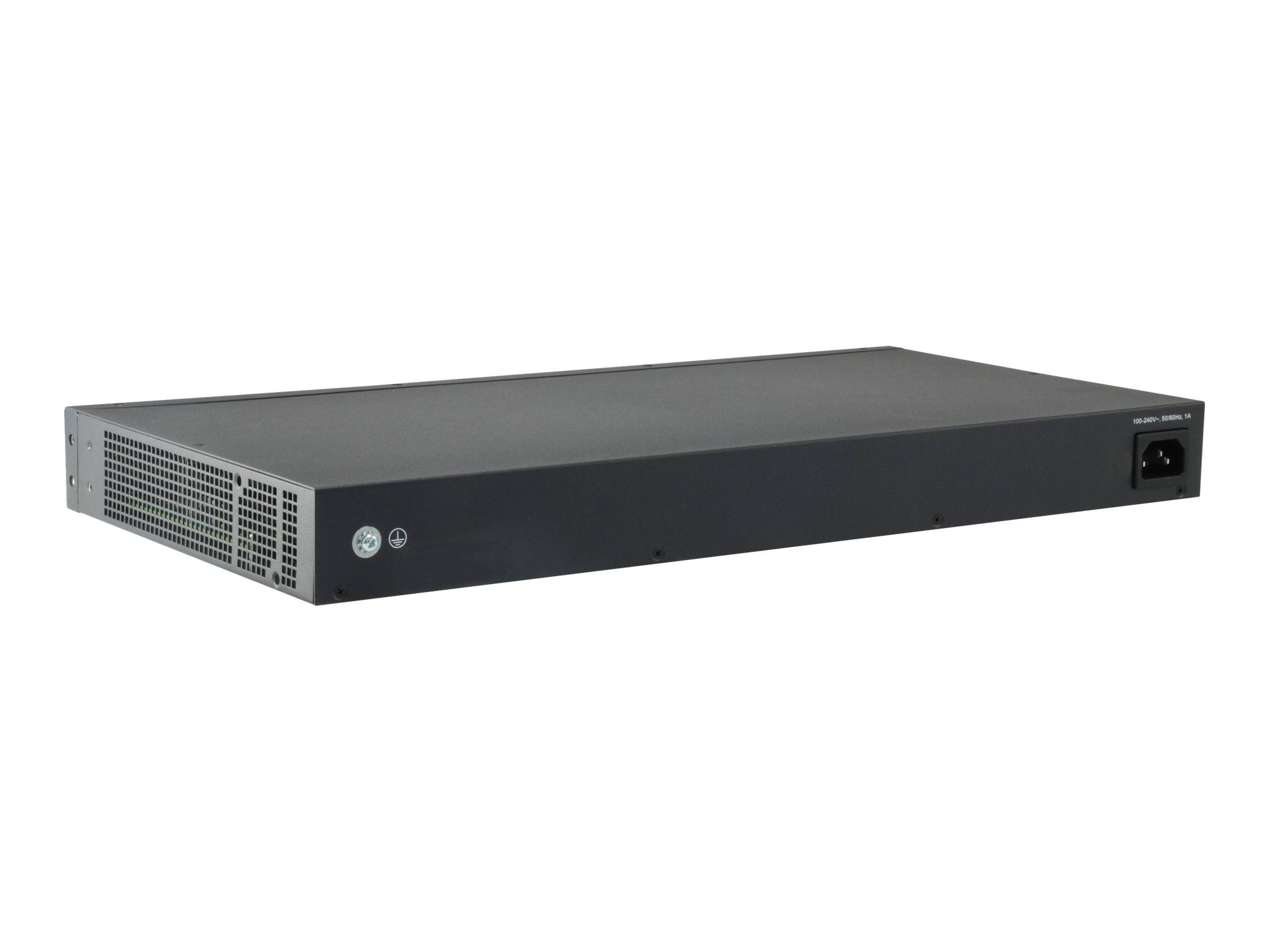 LevelOne GTL-2661 - Switch - 24 x 10/100/1000 + 2 x 10 Gigabit SFP+ - Desktop, an Rack montierbar