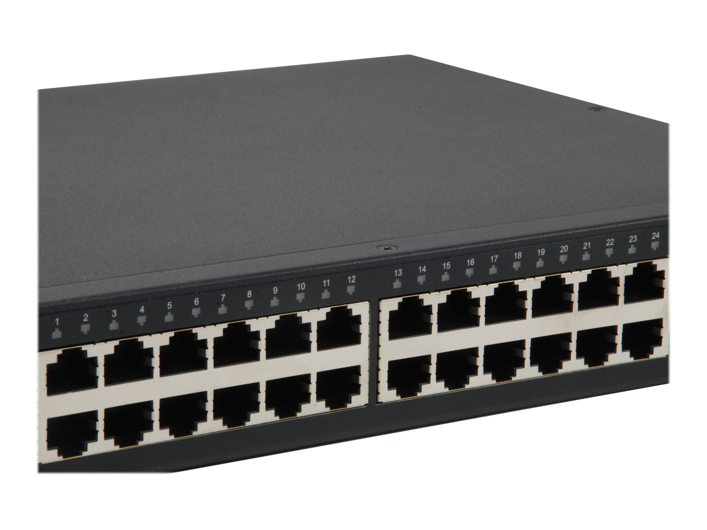 LevelOne GTL-2661 - Switch - 24 x 10/100/1000 + 2 x 10 Gigabit SFP+ - Desktop, an Rack montierbar