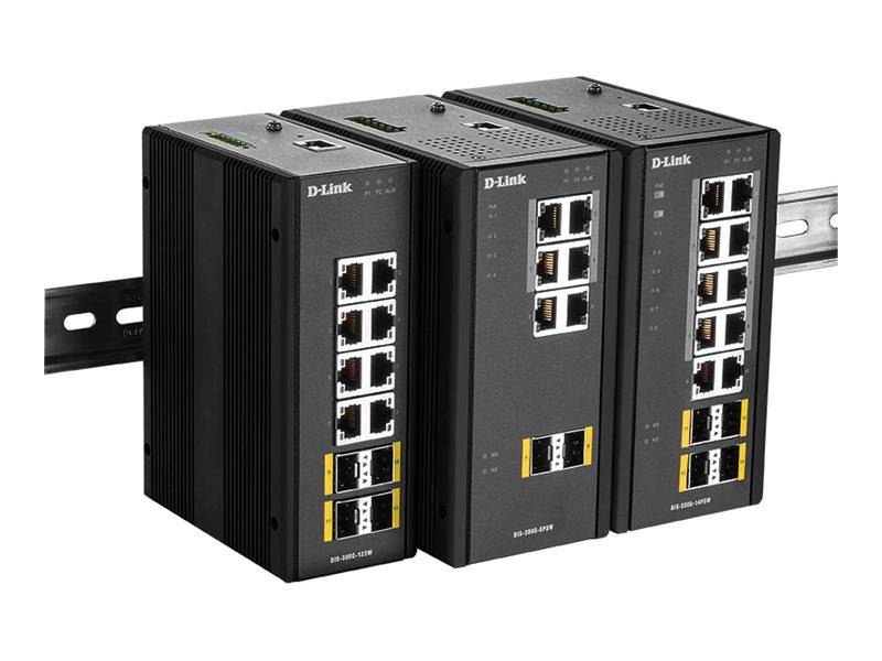 D-Link DIS-300G-12SW DIS-300G-12SW Netzwerk Switch 8 + 4 Port