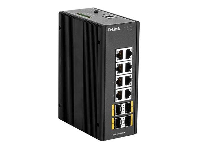 D-Link DIS 300G-12SW - Switch - managed - 8 x 10/100/1000 + 4 x 100/1000 SFP