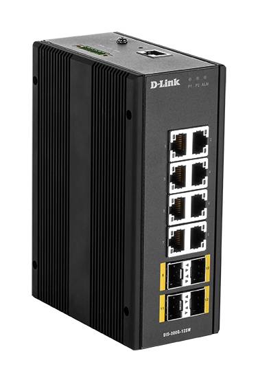 D-Link DIS 300G-12SW - Switch - managed - 8 x 10/100/1000 + 4 x 100/1000 SFP