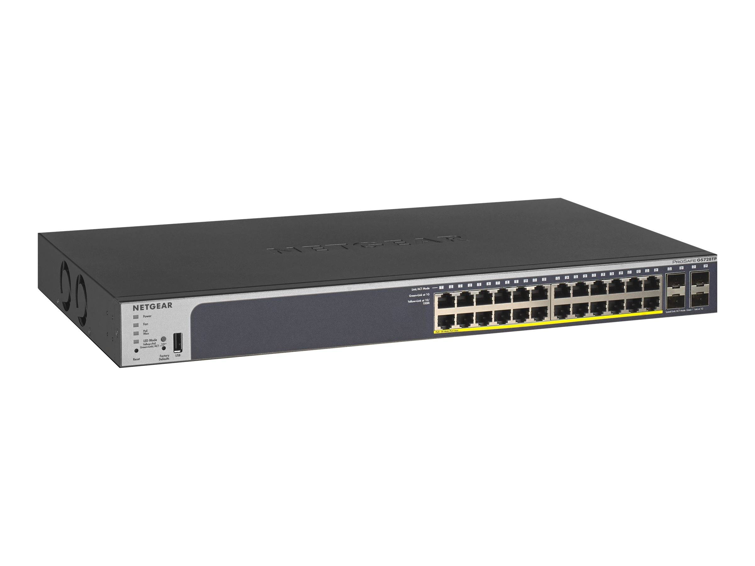 NETGEAR GS728TPv2 Netzwerk Switch 28 Port PoE-Funktion