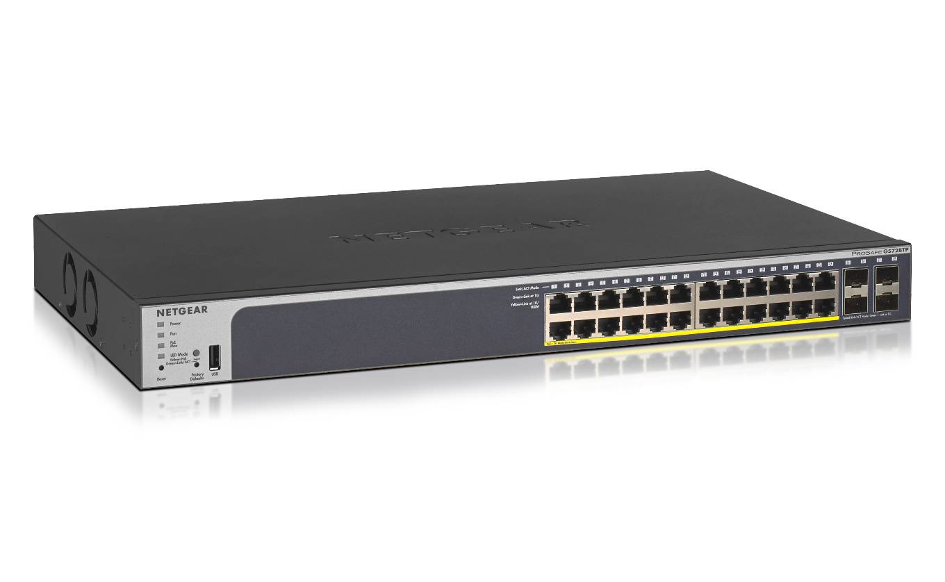 NETGEAR GS728TPv2 Netzwerk Switch 28 Port PoE-Funktion
