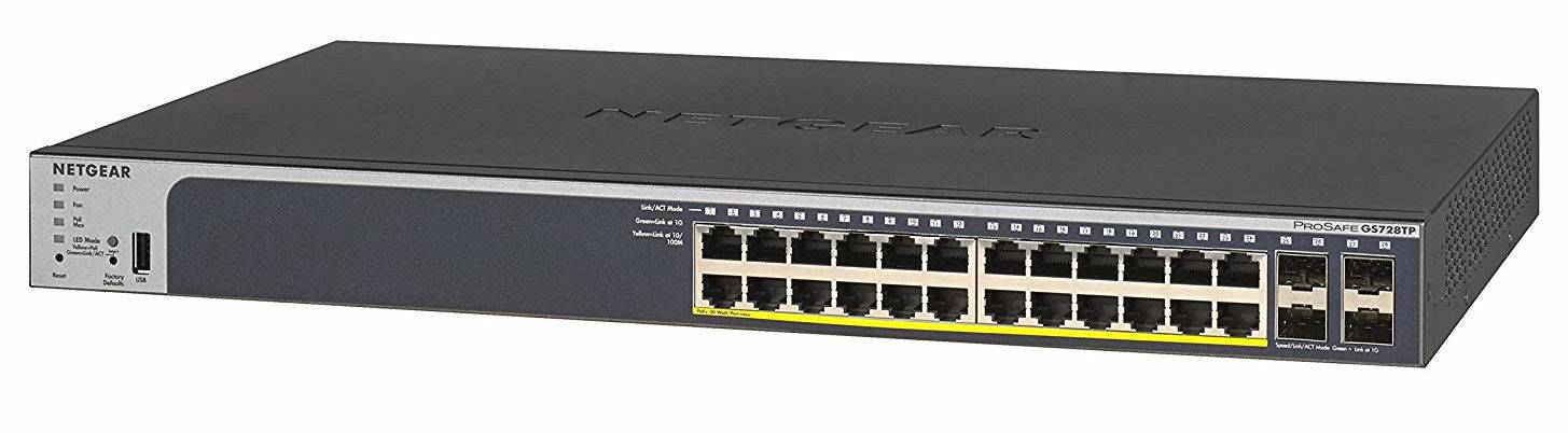 NETGEAR GS728TPv2 Netzwerk Switch 28 Port PoE-Funktion