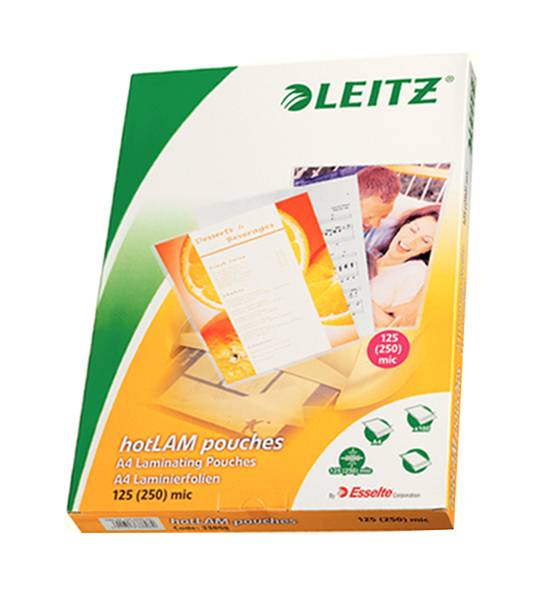ESSELTE LEITZ - Leitz - 125 Mikron - Clear Glossy - 216 x 303